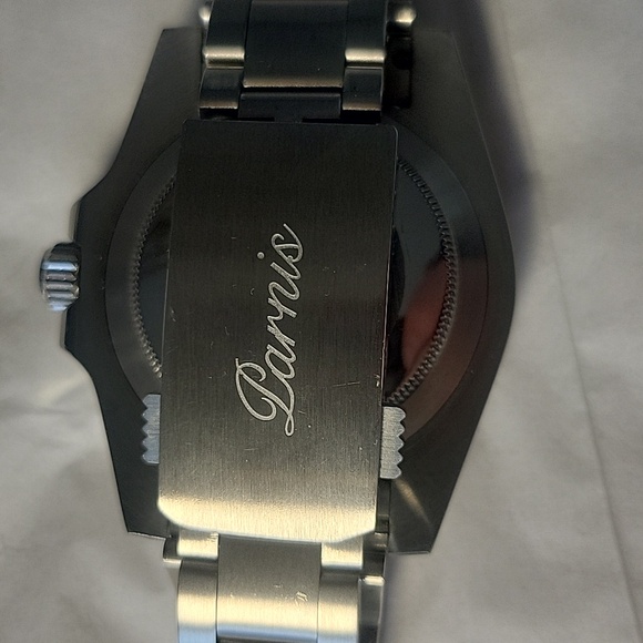 40mm Parnis Black and Silver Automatic Watch - Picture 4 of 8
